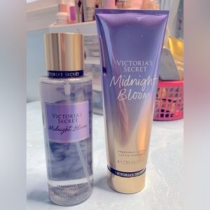 Victoria’s Secret never used lotion and body spray Midnight Bloom
